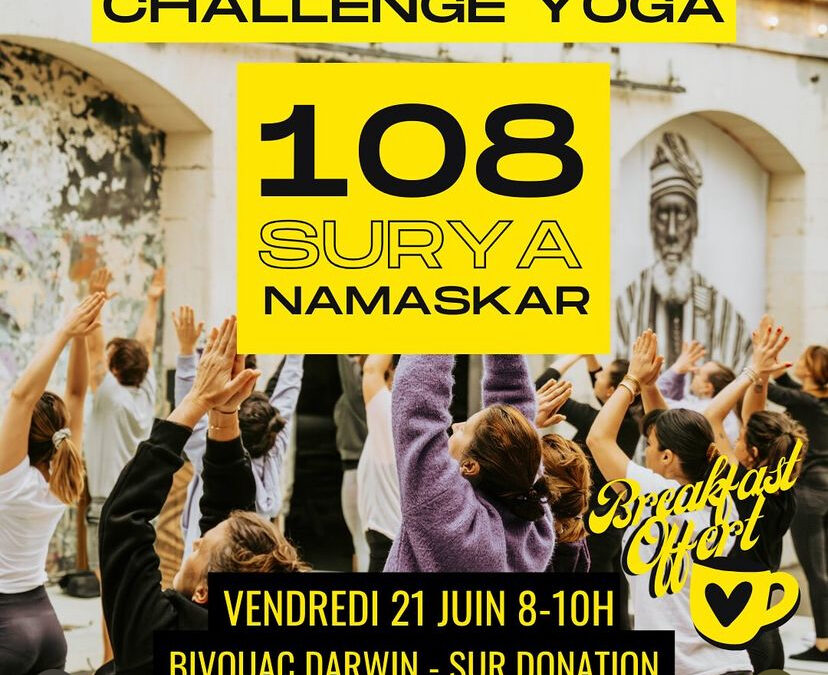 Challenge 108 Surya Namaskar